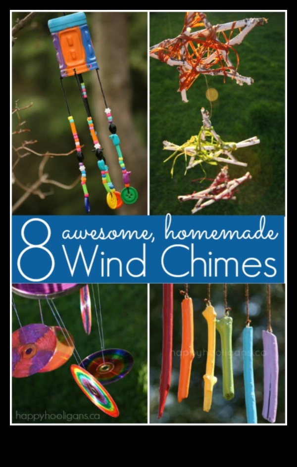Kids' DIY Wind Chimes: Crafting Melodic Outdoor Decor