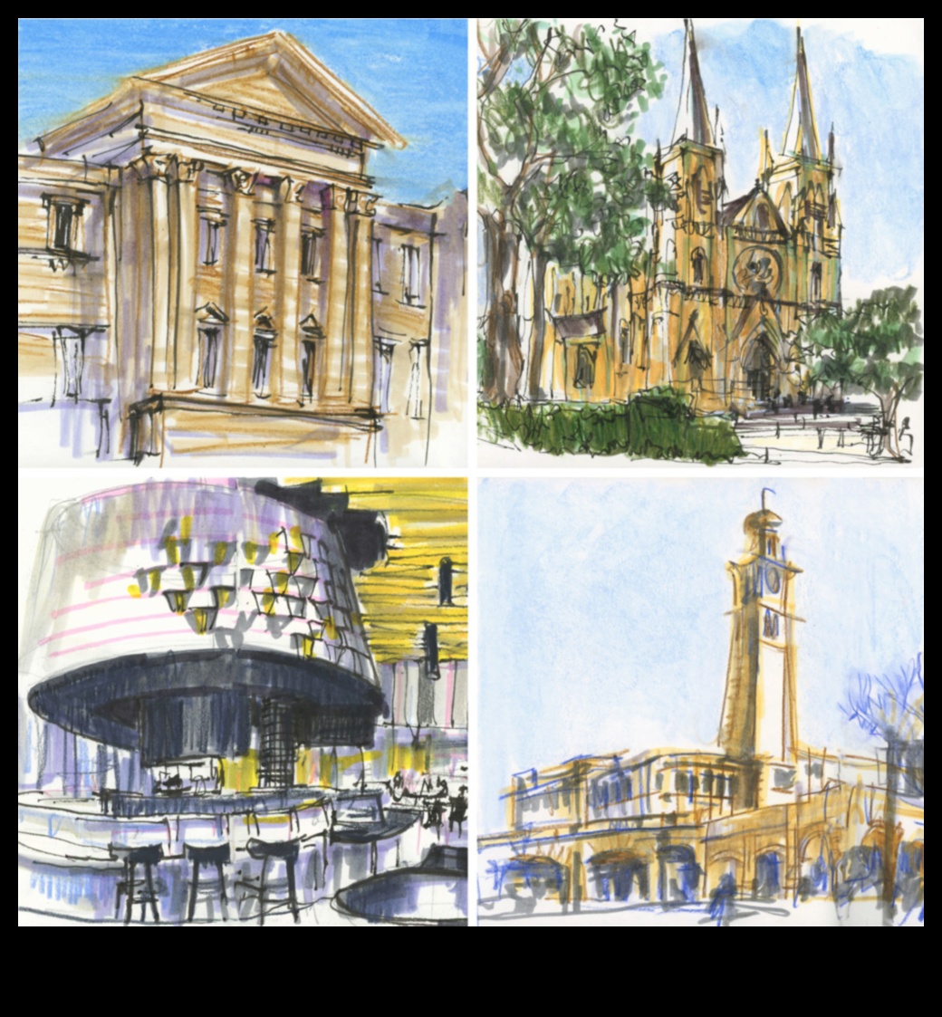 Βιβλίο σκίτσων πόλης: Τεκμηρίωση των καθημερινών σκηνών και αλλαγή τοπίων της αστικής ζωής