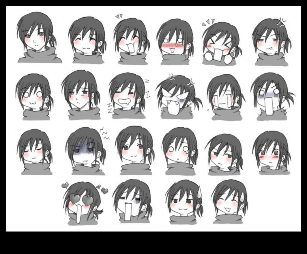 Inked Emotions: Εκφραστικές εκφράσεις προσώπου σε Anime
