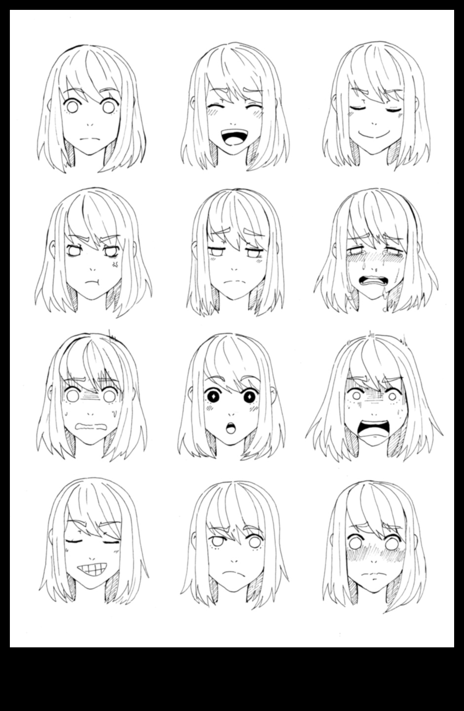 Inked Emotions: Εκφραστικές εκφράσεις προσώπου σε Anime