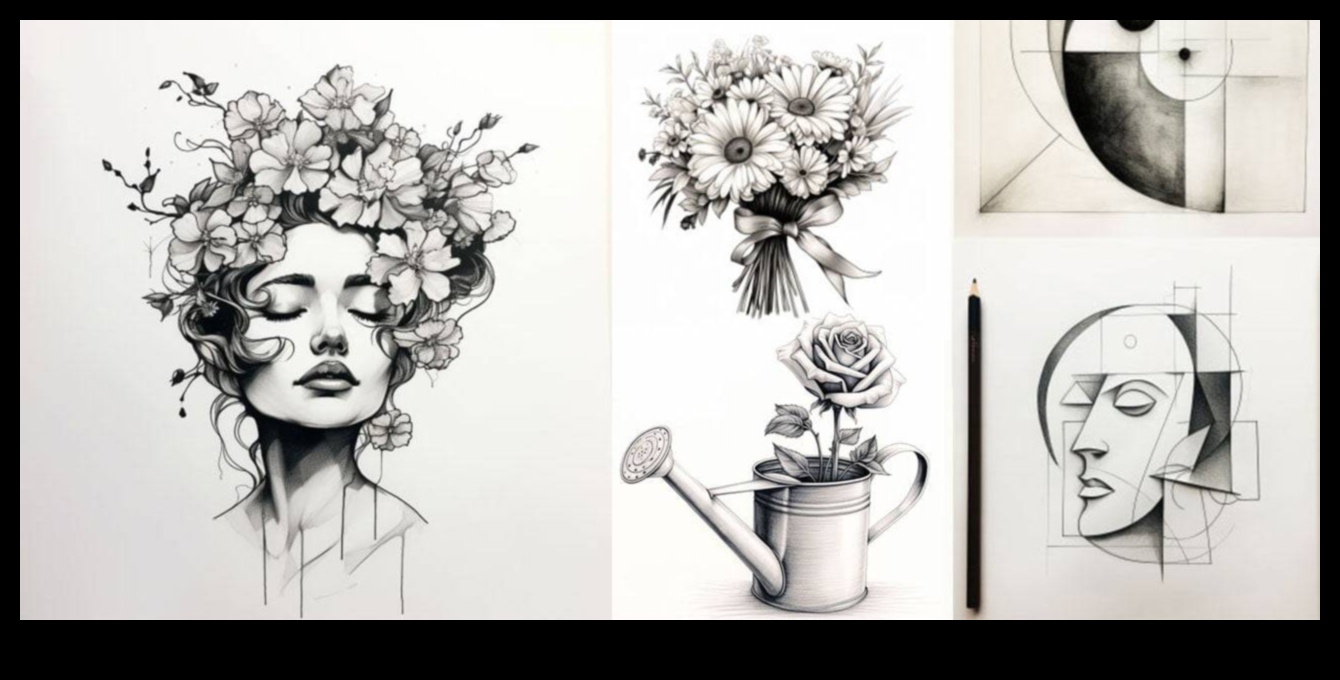 The Harmony of Inanimate Beauty: Σκίτσα νεκρής φύσης