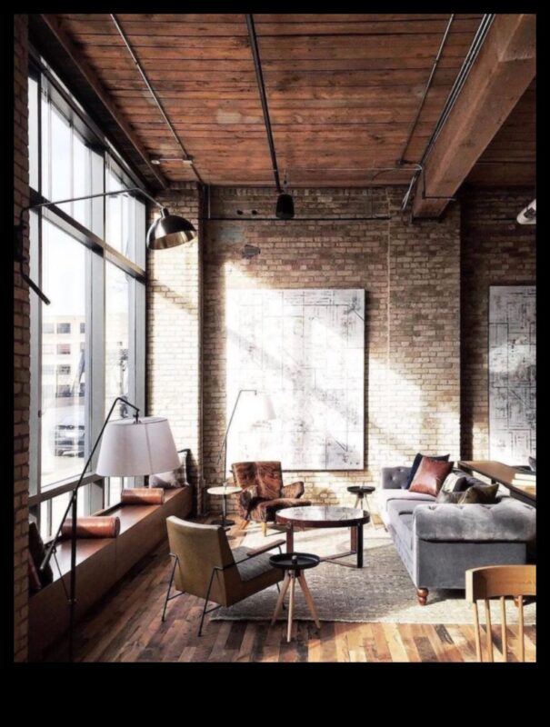 Πώς μπορώ να εφαρμόσω το Industrial Chic Decor σε ένα μικρό σαλόνι;