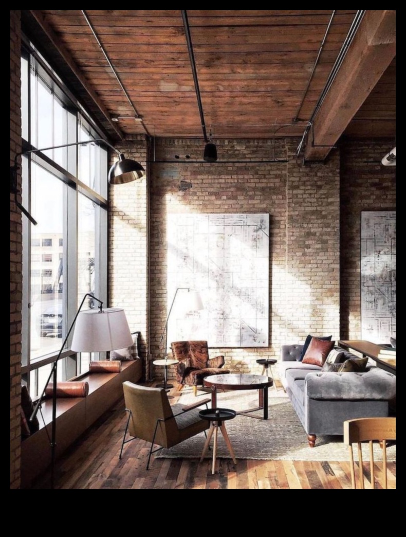 Πώς μπορώ να εφαρμόσω το Industrial Chic Decor σε ένα μικρό σαλόνι;