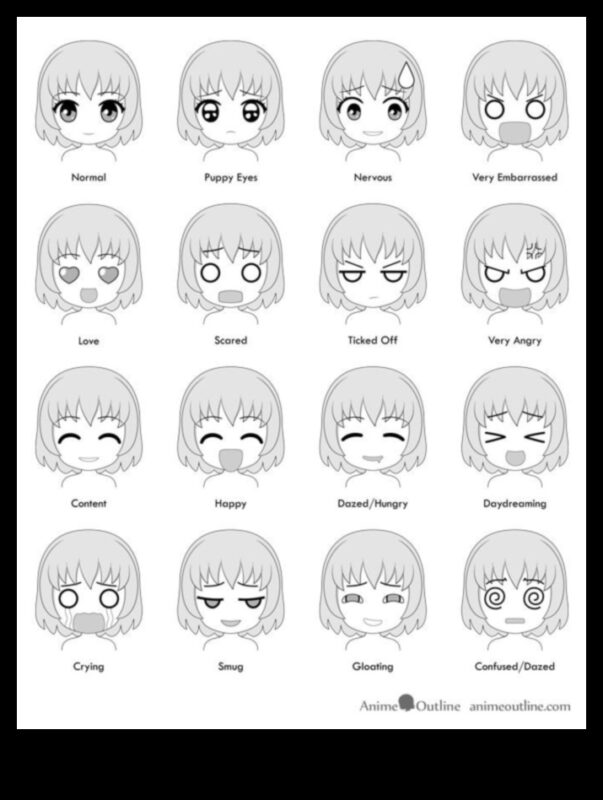 Inked Emotions: Εκφραστικές εκφράσεις προσώπου σε Anime