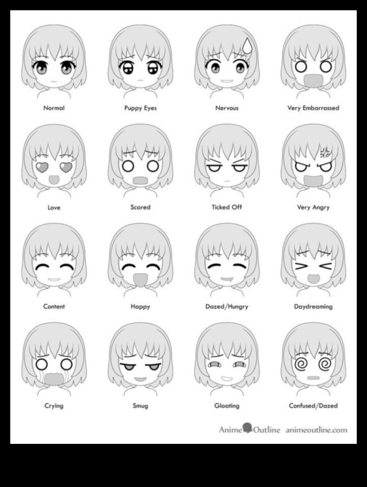 Inked Emotions: Εκφραστικές εκφράσεις προσώπου σε Anime