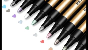 Papercrafting with Metallic Markers: Adding Sparkle and Shine