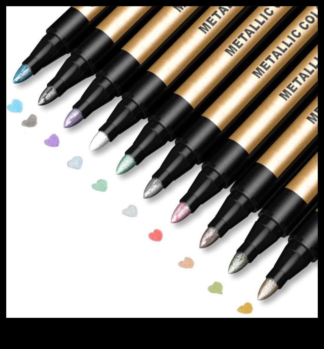 Papercrafting with Metallic Markers: Adding Sparkle and Shine