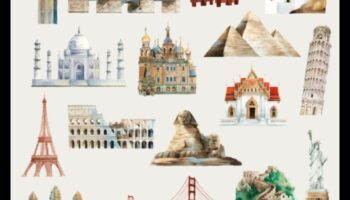 Architectural Marvels: Illustrating Iconic Buildings