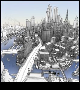Urban Vistas: Δημιουργία εκτεταμένων προβολών και προοπτικών σε σχέδια αστικού τοπίου