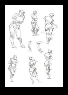 Γραμμή και Μορφή: Βάσεις Κτιρίου για Σχέδιο Φιγούρων