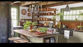 Διακόσμηση κουζίνας σε στυλ αγροικίας