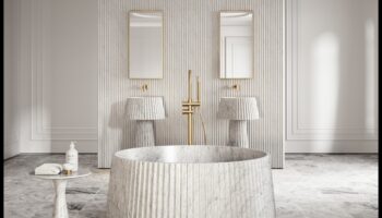 Ποια είναι τα πλεονεκτήματα της χρήσης μαρμάρου στο μοντέρνο σχεδιασμό μπάνιου;