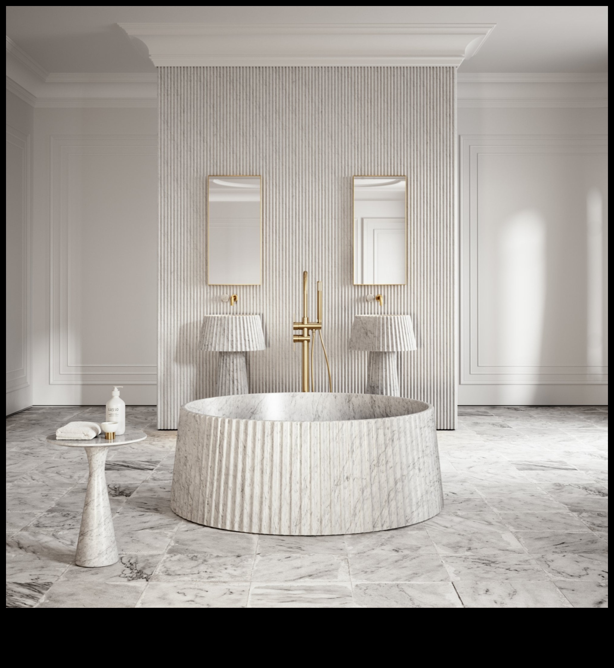 Ποια είναι τα πλεονεκτήματα της χρήσης μαρμάρου στο μοντέρνο σχεδιασμό μπάνιου;